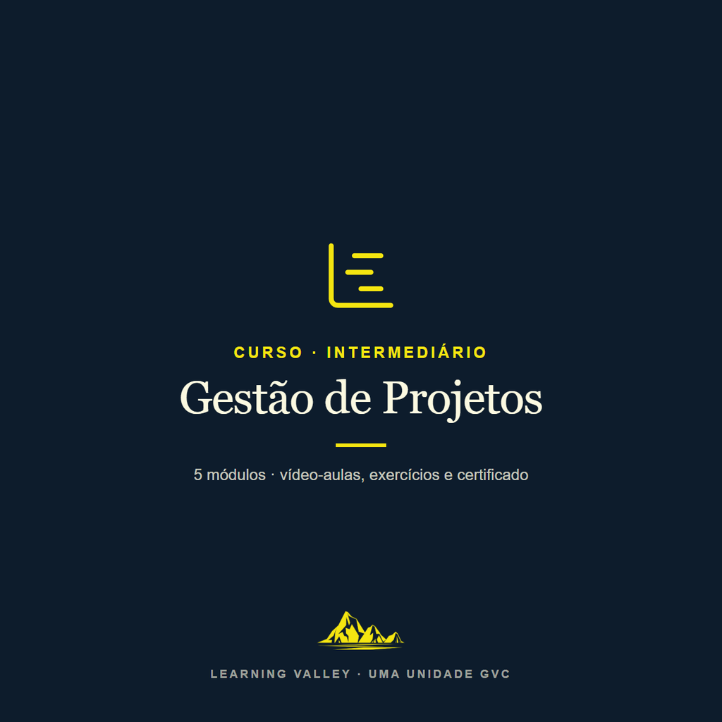 Gestão de Projetos | Intermediário