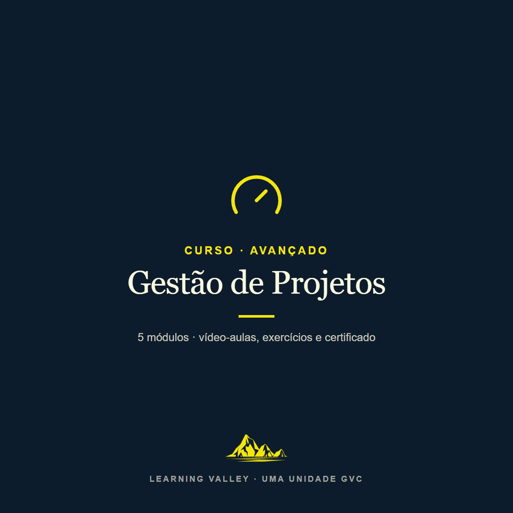 Gestão de Projetos | Avançado